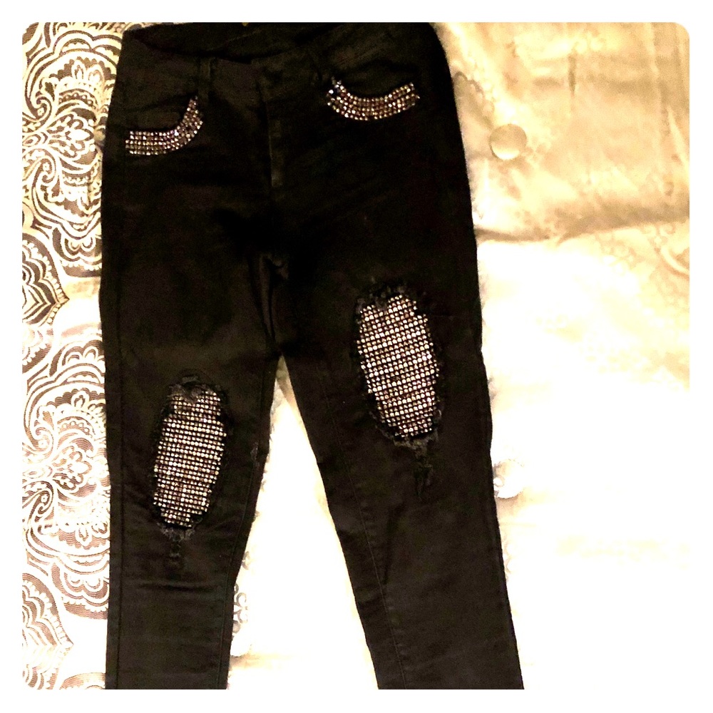 Rhinestone Jeans